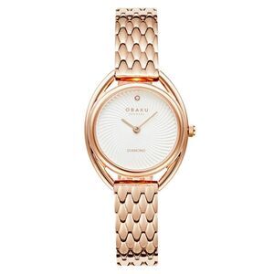 Obaku Women's Juvel White Dial Watch - V286LXVISV